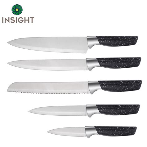 Wholesale Customized 5 Piece Chef Knife Set Manufacturers, Suppliers, factory - INSIGT KITCHENKNIFE