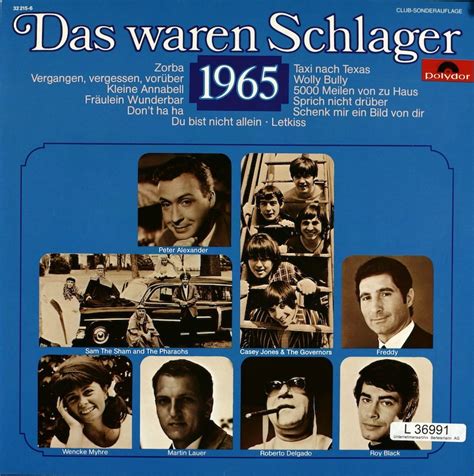 Das waren Schlager 1965 – Bertelsmann Vinyl Collection