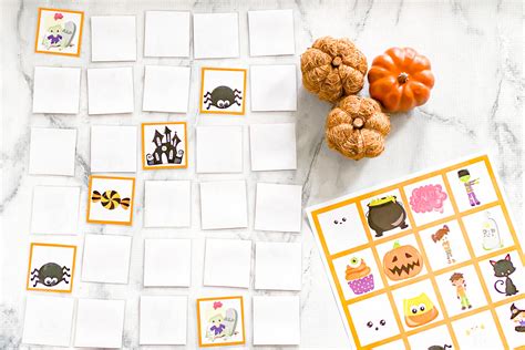 Halloween Memory Game Printable