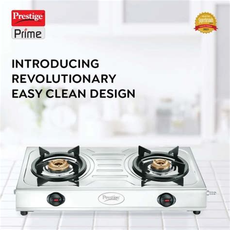 Prestige Prime SS | 2 Super Efficient Brass Burner | ISI Certified ...