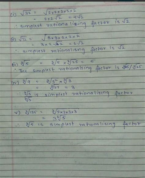 12. Write the simplest rationalising factor ofi. 2v2 - Brainly.in