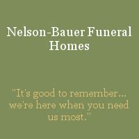 Recent Obituaries | Nelson-Bauer Funeral Homes