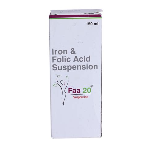 FAA 20 Suspension 150 ml Price, Uses, Side Effects, Composition ...