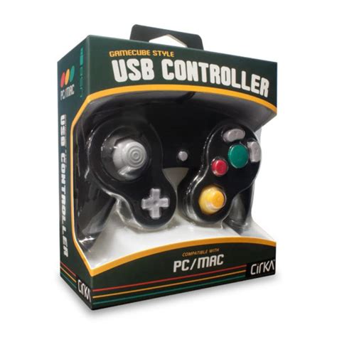 Buy CirKa Premium GameCube USB Controller for PC/Mac (Black) Online at ...