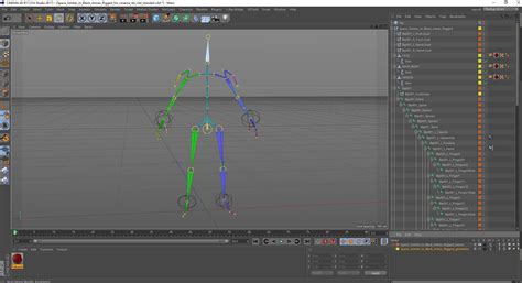 3D Futuristic Cyborg in Red Armor Rigged for Cinema 4D | 3D Molier ...