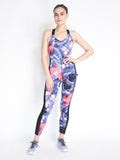 Women's Printed Yoga Workout Basic Jumpsuit | CHKOKKO – Chkokko