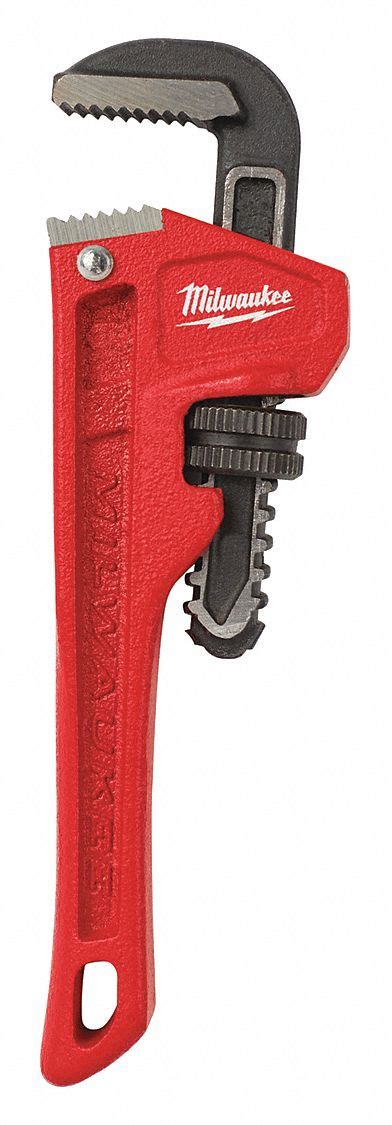 MILWAUKEE, Cast Iron, 3/4 in Jaw Capacity, Pipe Wrench - 487R34|48-22 ...