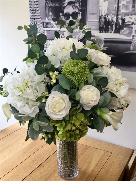 Modern Faux Flower Arrangements In Vase at Tara Brothers blog