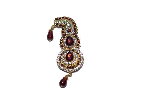 Buy Ritu Creations Metal Alloy Safa Kalangi Padi Kilangi Kundan Brooch ...
