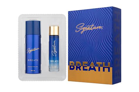 Signature Eau De Parfum + Deodorant Gift Set Combo- "BREATH" -60 ML ED ...