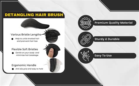 Buy INOVERA (LABEL) Detangling Hair Brush for Women, Men, Adults ...