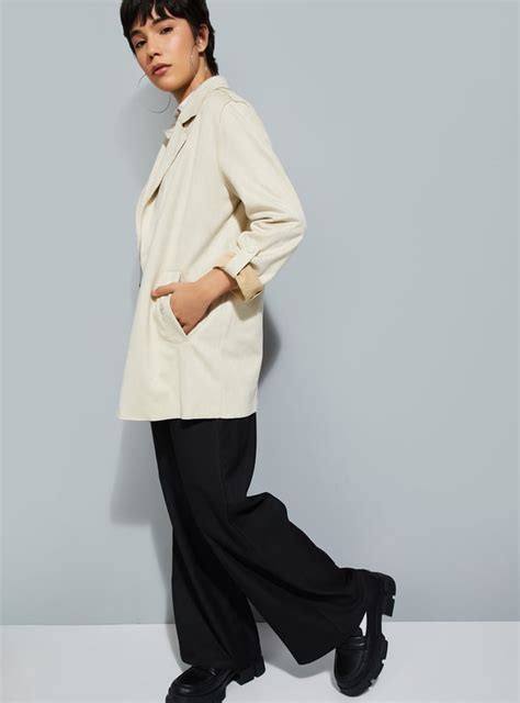 Buy URB_N Women Solid Open Front Longline Jacket Online at just Rs ...