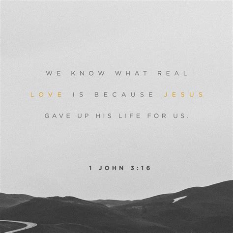 1 John 3:16 | Creative | Scripture Art | Free Church Resources from ...