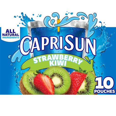 Peanut Free? Capri Sun All Natural Ingredients Strawberry Kiwi Juice ...