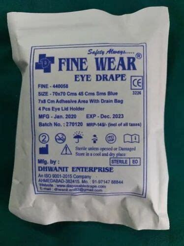 Ophthalmic Eye Drape Manufacturer, Supplier from Ahmedabad