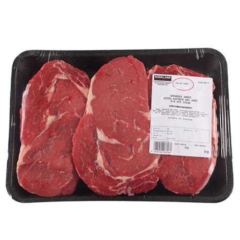 Kirkland Signature Aberdeen Angus Beef Rib Eye Steak, Var...