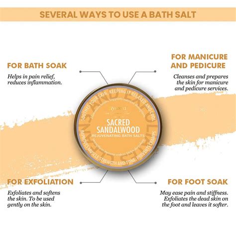 Sacred Sandalwood Rejuvenating Bath Salts 220gm – Nyassa