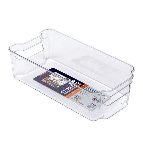 Clear Fridge Organizer Bin – Small – StacPro