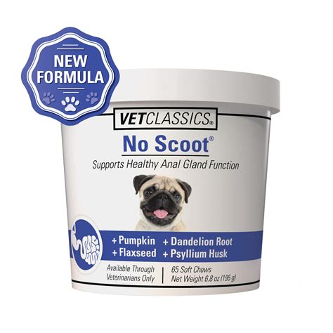 Buy Vet Classics No Scoot Dog Supplements for Healthy Anal Gland ...