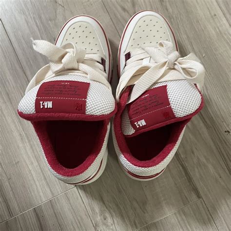 Red Amiri Ma-1 shoes can show receipt - Depop