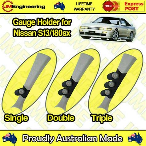 Buy Gauge Holder Pillar Gauge Pod for Nissan 180sx S13 240sx CLIP ON ...