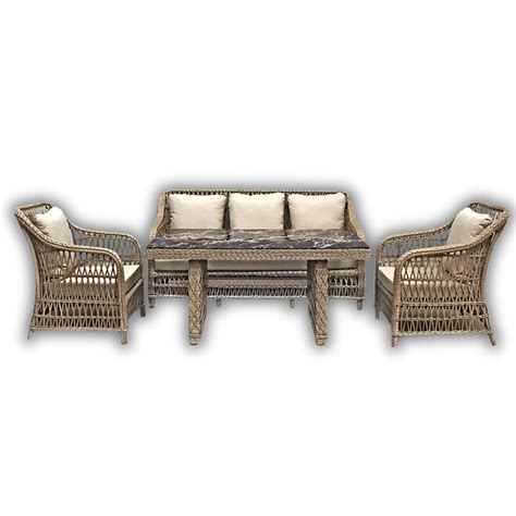 JASMINE SALON BEIGE 3+1+1+TABLE BASSE - Mobilium