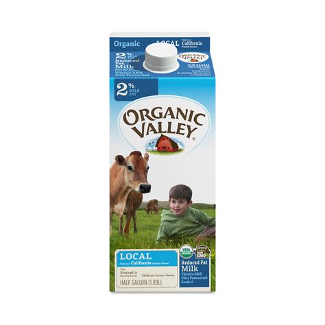 Organic Valley Farms Milk, Reduced Fat 2% | Thrive Market