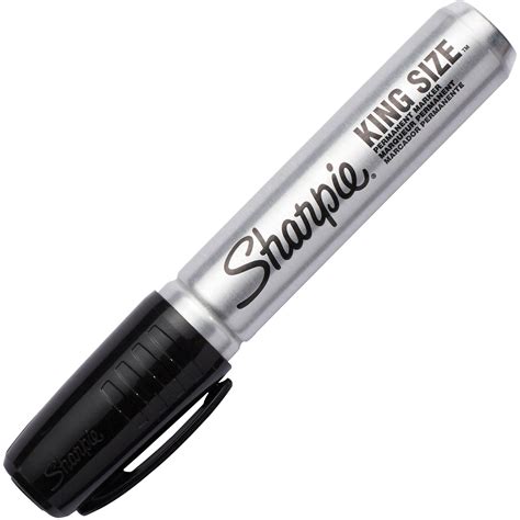 Sharpie King Size Permanent Marker - Black - Aluminum Barrel - Madill ...