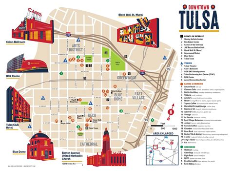 Overhead Map Of Tulsa Oklahoma City Of Tulsa Releases Map Of