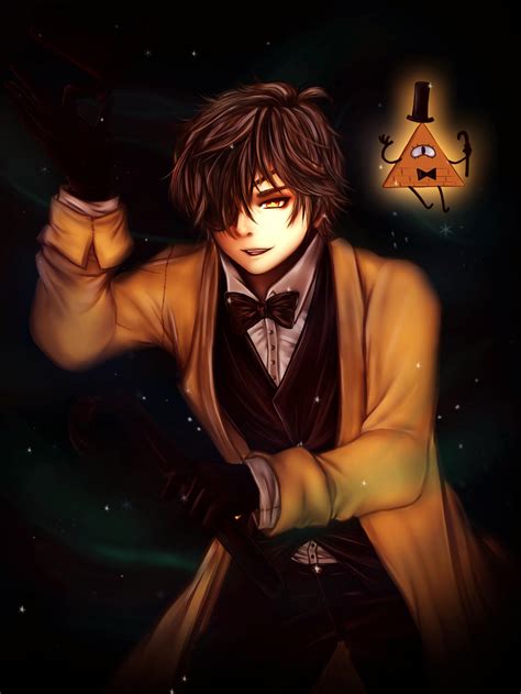 Gravity Falls: Human Bill Cipher by OwlLisa on DeviantArt