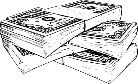 Coloring Page Money