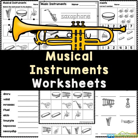 Musical Instrument Worksheet 的图像结果