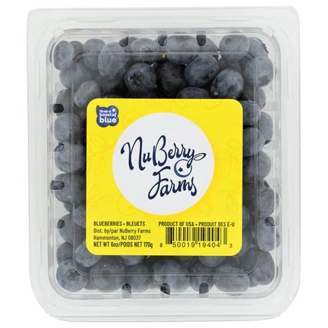 Nuberry Farms Blueberries (6 oz) Delivery or Pickup Near Me - Instacart