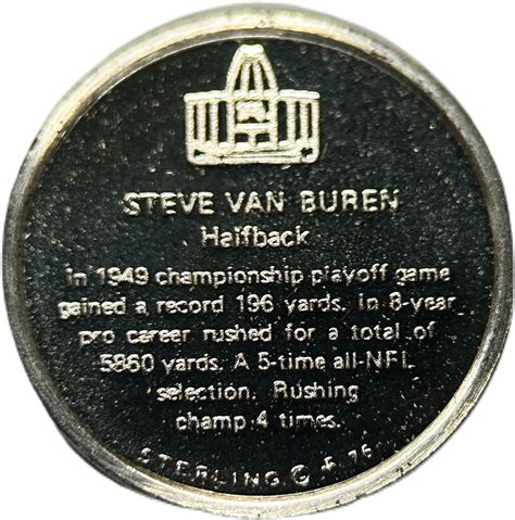 Pro Football's Immortals Mini Collection (Steve Van Buren) - United ...