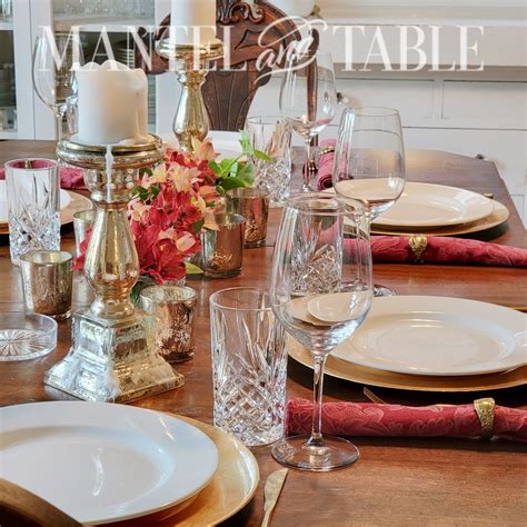 How to Do a Beautiful Casual Table Setting - Fast! - Mantel and Table