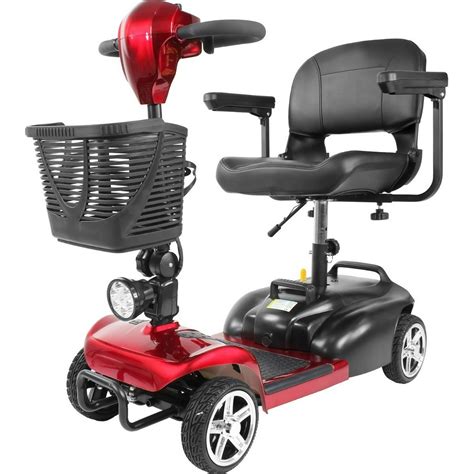 Silla Ruedas Electrica Scooter Nanofort Plegable Rojo | Bodega Aurrera ...