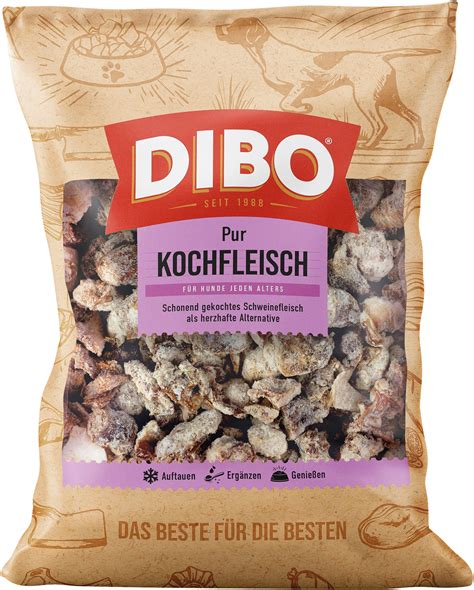 DIBO Kochfleisch - Frostfutter für Hunde