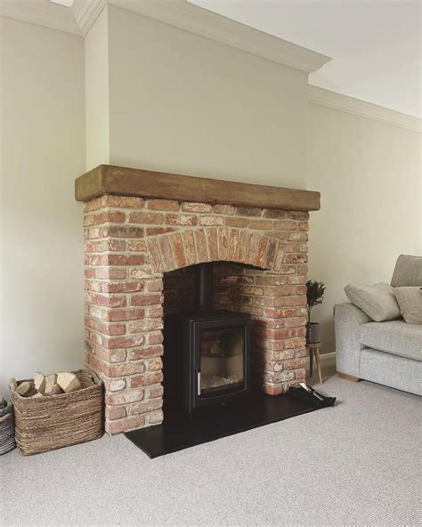 Top 50 Gorgeous Brick Fireplace Designs in 2025 | Home fireplace ...