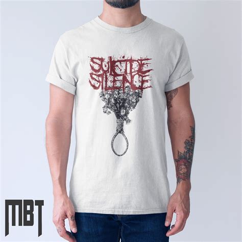 Suicide Silence Band T-Shirt, Suicide Silence Logo Artwork Tee-Shirt ...