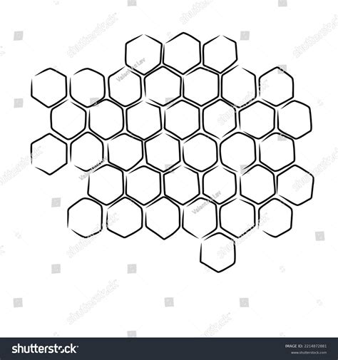 3d Honeycomb Drawing