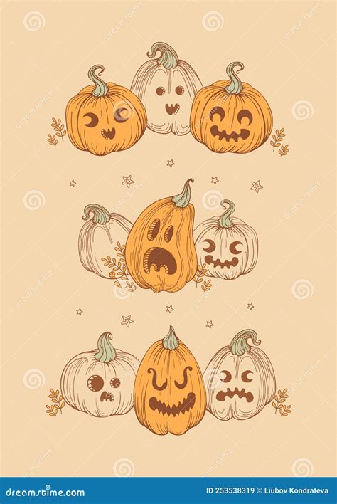 Happy Halloween. Jack O Lantern Stock Vector - Illustration of template ...