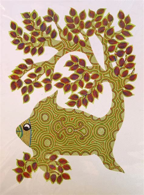 Buy Fish Bhil Painting by Geeta Bariya | Authentic Indian Painting