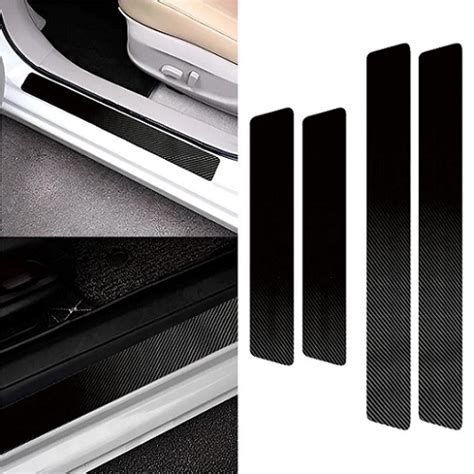 Carvito Car Door Sill Protector,Carbon Fiber Sport Threshold Anti ...