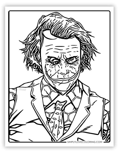 The Joker Coloring Pages
