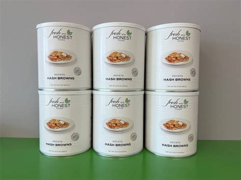 Dehydrated Potato Hash Browns Bulk (6 Pack) - Fresh and Honest Foods