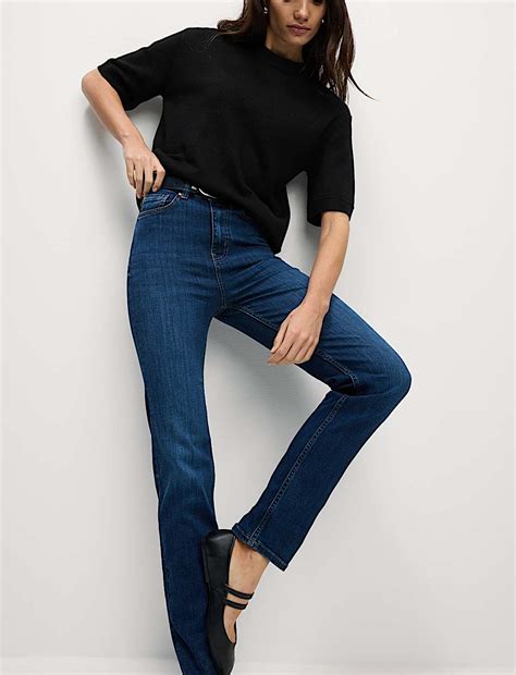 Buy Sienna Supersoft High Waisted Jeans at Marks & Spencer