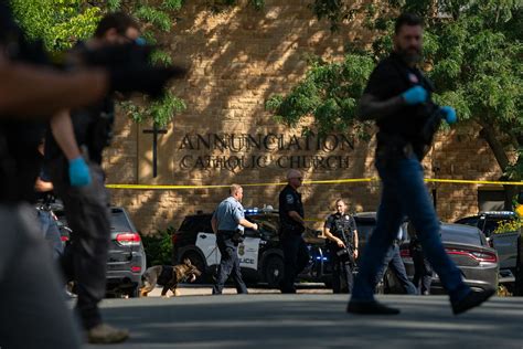 Mom ran to reach son at Annunciation Church in MN