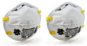 3M Particulate Respirator 8210, N95 Mask, NIOSH Approved (Pack of 2 ...