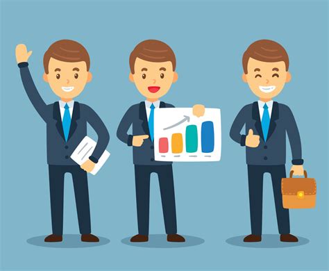 Business Man Character Vector 的图像结果