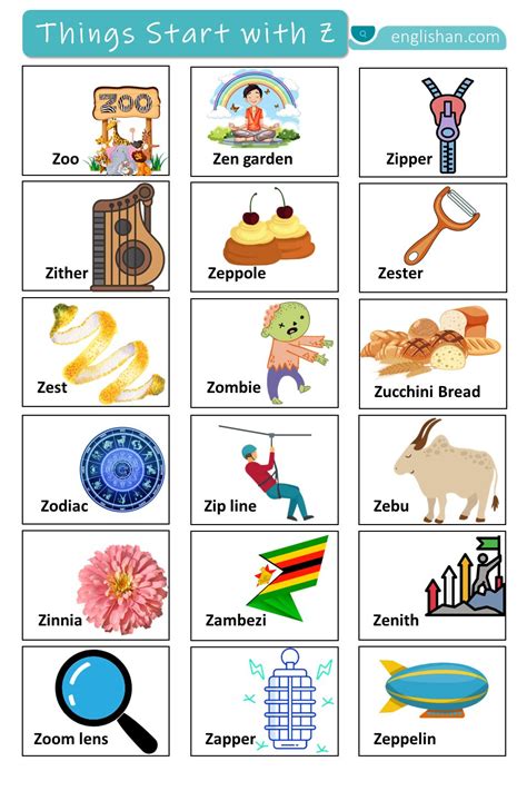 Words That Start With Z